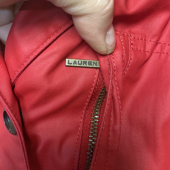 LRL Lauren Naval Supply Company Red Waterproof Vest 100% (waxed exterior)​ - Picture 3 of 8